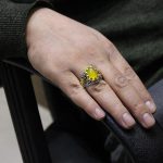 انگشتر شرف الشمس نقره مردانه طرح مناره - Image 4