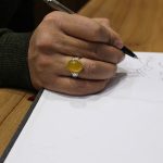 انگشتر شرف الشمس نقره مردانه طرح مسعود - Image 4