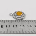 گردنبند شرف الشمس زنانه نقره طرح مستوره + حکاکی - Image 4