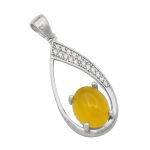 گردنبند شرف الشمس زنانه نقره طرح منصوره + حکاکی