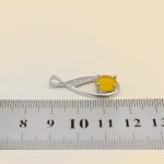 گردنبند شرف الشمس زنانه نقره طرح منصوره + حکاکی - Image 4