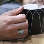 انگشتر حدید صینی نقره مردانه سروش +حکاکی‌‌‌ - Image 4