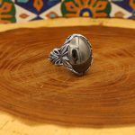 انگشتر حدید صینی نقره مردانه نعمان + حکاکی‌‌‌ - Image 3