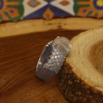 انگشتر در نجف نقره زنانه طرح فرح - Image 3