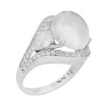 انگشتر در نجف نقره زنانه طرح کوکب