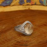 انگشتر در نجف نقره زنانه طرح کوکب - Image 2