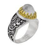 انگشتر در نجف نقره مردانه طرح سقا