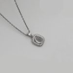 گردنبند در نجف نقره زنانه طرح قناری - Image 2