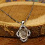 گردنبند در نجف نقره زنانه طرح ساقی - Image 2