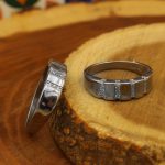 ست حلقه نقره زنانه و مردانه طرح شاهزاده - Image 2