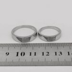 ست حلقه نقره زنانه و مردانه طرح تحفه - Image 4