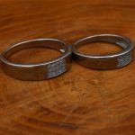 ست حلقه نقره زنانه و مردانه طرح تحفه - Image 2