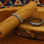 ست حلقه نقره زنانه و مردانه طرح کرانه - Image 3