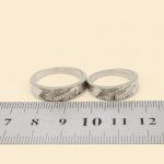 ست حلقه نقره زنانه و مردانه طرح وصلت - Image 4