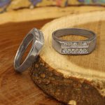 ست حلقه نقره زنانه و مردانه طرح پیمان - Image 2