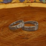 ست حلقه نقره زنانه و مردانه طرح نشان - Image 3