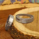 ست حلقه نقره زنانه و مردانه طرح نشان - Image 2