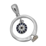 گردنبند فانتزی دخترانه نقره طرح سالومه