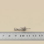 گردنبند فانتزی دخترانه نقره طرح بالرین - Image 4