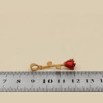 گردنبند فانتزی دخترانه نقره طرح رز - Image 4