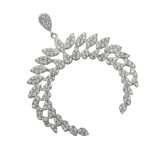 گردنبند فانتزی دخترانه نقره طرح ماه