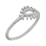 حلقه نقره دخترانه طرح عین