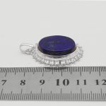 گردنبند لاجورد نقره زنانه دست ساز طرح افسانه - Image 4