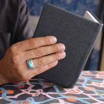 انگشتر فیروزه نیشابوری نقره مردانه دست ساز طرح رجب - Image 3