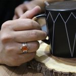 انگشتر عقیق سرخ یمنی نقره مردانه طرح حافظ - Image 4