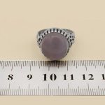 انگشتر عقیق کبود یمنی نقره مردانه طرح زاهد - Image 5