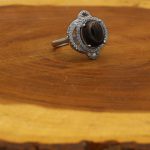 انگشتر عقیق باباقوری نقره زنانه طرح ملحم - Image 2