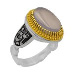 انگشتر عقیق کبود یمنی نقره مردانه طرح یا علی مدد