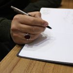 انگشتر عقیق سرخ نقره دست ساز مردانه طرح ساتر + حرز امام جواد (ع) - Image 4