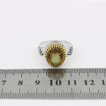 انگشتر الکساندریت الماس تراش نقره مردانه طرح نریمان - Image 5