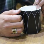 انگشتر الکساندریت الماس تراش نقره مردانه طرح صنوبر - Image 5