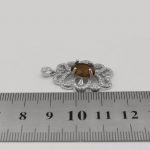 گردنبند الکساندریت الماس تراش نقره زنانه طرح کیانا - Image 4