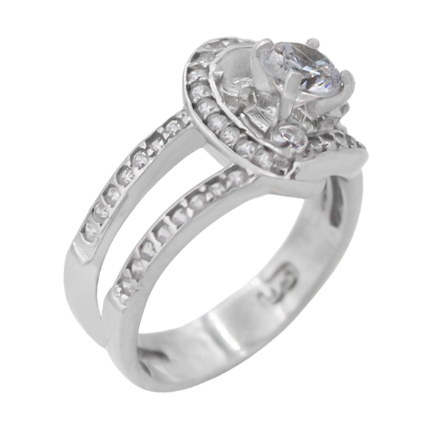 Untitled-7 حلقه تک نگین زنانه نقره