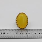 انگشتر شرف الشمس نقره مردانه طرح روزبه - Image 5