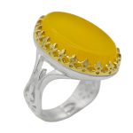 انگشتر شرف الشمس نقره مردانه طرح روزبه