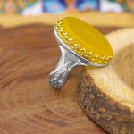 انگشتر شرف الشمس نقره مردانه طرح روزبه - Image 3