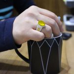 انگشتر شرف الشمس نقره مردانه طرح کیان - Image 4