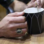 انگشتر حدید صینی نقره مردانه طرح ذوالفقار + حکاکی - Image 4