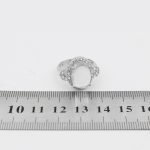 انگشتر در نجف نقره زنانه طرح صدیقه - Image 4