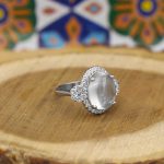 انگشتر در نجف نقره زنانه طرح صدیقه - Image 2