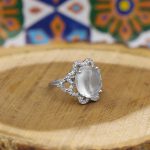 انگشتر در نجف نقره زنانه طرح رامیا - Image 2