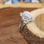 انگشتر در نجف نقره زنانه طرح رامیا - Image 3