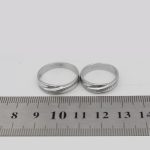 ست حلقه نقره زنانه و مردانه طرح رافت - Image 4