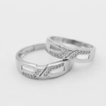 ست حلقه نقره زنانه و مردانه طرح رحمت - Image 3