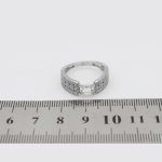 انگشتر توپاز الماس تراش نقره زنانه طرح ژینوس - Image 4