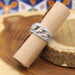 حلقه نقره دخترانه طرح محیا - Image 2